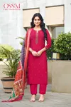 Mohey By Ossm Viscos Roman Silk Kurti With Bottom Dupatta Wholesale Shop In Surat